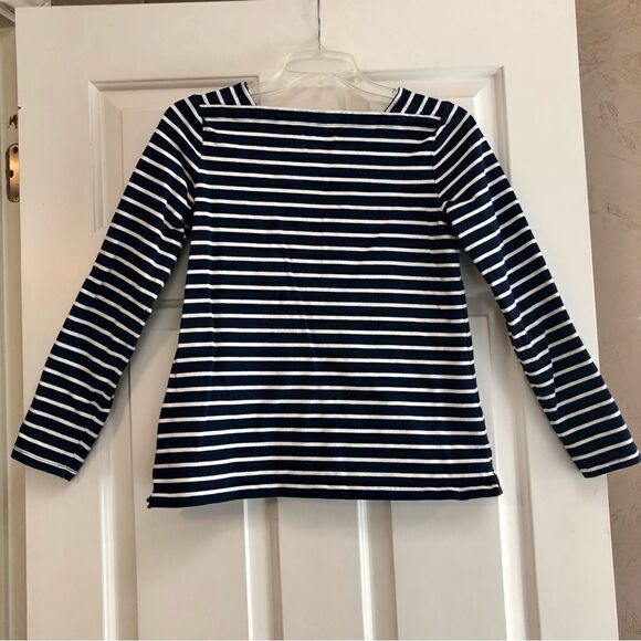 Joules Women’s Nautical Blouse with Square Neck line in size 4 - Picture 4 of 10